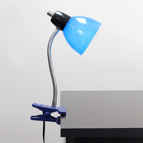Limelights LD2014-BLU Adjustable Clip Lamp Light, Blue