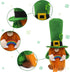 St. Patrick's Day Gnome Irish Leprechaun Tomte for March Saint Paddy's Day Gift Rainbow Nisse Handmade Scandinavian Folklore Shamrock Elf Dwarf Home Household Kitchen Tiered Tray Decorations Set of 2