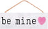 P. Graham Dunn Be Mine Pink Heart 10 x 3.4 Pine Wood Decorative String Sign