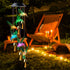 JOBOSI Hummingbird Wind Chimes,Gifts for mom, Gifts for Grandma, Garden Decor, Garden Gifts, Solar Wind Chimes, Wind Chimes Outdoor, Chimes Outside, Solar Light.