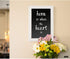 Rustic Wooden Magnetic Kitchen Chalkboard Sign - 12x16 Inch White Framed Wall Hanging Chalk Board for Farmhouse Decor, Wedding, Restaurant Menu & Home