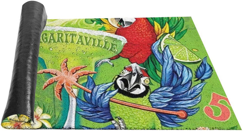 antcreptson It's Five O'Clock Somewhere Door Mat, 15.7" x 23.6" PVC Non-Slip Waterproof Indoor Outdoor Doormat, Easy Clean Large Heavy Duty Mats for Entry, Garage, Patio