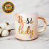 Vilight Boss Lady Mug Gifts for Wife Mom and Girl - Female Entrepreneur Business Owner Coffee Cup for Woman 11.5 oz