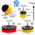 Drill Brush Attachment Set, Scrub Brush Power Scrubber Drill Brush Kit(11 Pieces), Scouring Pad All Purpose Cleaning Kit for Bathroom, Toilet, Grout, Floor, Tub, Shower, Tile, Auto, Sinks, Kitchen