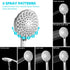 Rareidel Shower Head with Handheld, 6 Spray Settings High Pressure Handheld Shower Head, Built-in Power Wash to Clean Tub, Tile and Pet, Adjustable Bracket