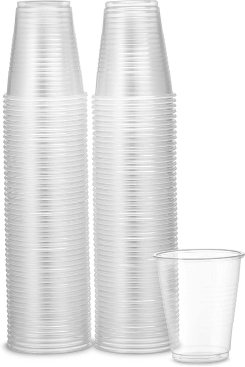 Plasticpro plastic Cups 5 oz Disposable Clear Beverage Tumbler (400 Count)