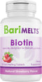 BariMelts Biotin, Dissolvable Bariatric Vitamins, Natural Strawberry Flavor, 90 Fast Melting Tablets