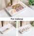 BYCY 18 Pcs White Drawer Organizers Trays Set Drawer Dividers for Kitchen Office Bathroom, Interlocking Bin Pack ( 18 Pieces )