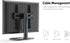 FITUEYES Swivel Universal TV Stand Table Top TV Base for 27 to 55 Inch LCD LED Flat Screen TV Height Adjustable Television Stands with Black Tempered Glass Base VESA 400x400mm Holds Up to 88 Pounds