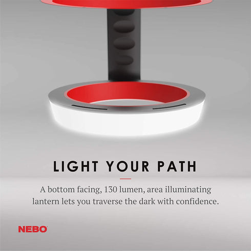 NEBO 6668 GLOW - Light + Handle for your 30oz tumbler - YETI Rambler, Ozark Trail and more