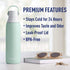 Brita Stainless Steel Water Filter Bottle, 20 Ounce, Glacier, 1 Count