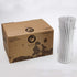 Footprint Paper Straws - Giant 10" (500ct) Unwrapped - Biodegradable, Premium Eco-Friendly Paper Straws in Bulk for Restaurants, Juices, & Smoothies, White (FPS-08-254-U-IPK)