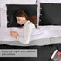 Basic Beyond Duvet Cover King Size, Washed Microfiber Black/Grey Duvet Cover Set with Coconut Button Closure - 3 Pieces (1 Duvet Cover & 2 Pillowcases)