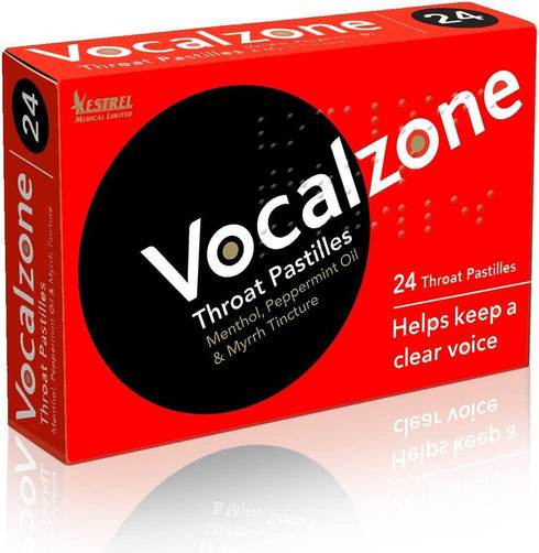 VocalZone Throat Pastilles (24 x 3) Multipack Offer by Vocalzone