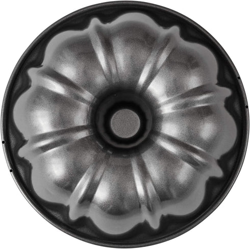 Wilton FLUTED TUBE PAN 6, Gray, 6.58 x 17.1 x 17.1 cm