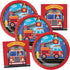 Firefighter Birthday Party Supplies Fire Truck Plates and Napkins Serve up to 16 Guests