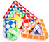 Ganowo 24 Pack Fidget Snake Cube, Mini Twist Puzzle Party Bag Fillers Bulk Toys for Kids Teens Birthday Stocking Stuffers Party Favors Supplies Goodie Bags Fillers, Random Colors