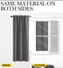 NICETOWN Light Reducing Curtain Panels Window Draperies - (Grey Color) 52x84 inch, 2 Pieces, Insulating Room Darkening Drapes for Bedroom