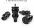 6 inch Legs for Furniture Set of 4 Wood Couch feet Set of 4 for Sofa Armchair Ottoman Coffee Table etc (6 inch Legs)