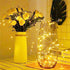 ZNYCYE 10 Pack Fairy Lights with Timer,10ft 30 LED String Lights 7 Modes Fairy Lights Battery Operated Waterproof for DIY Wedding Party Bedroom Mason Jars Christmas Decorations (Warm White)