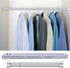 STARTOSTAR Adjustable Closet Rod 21.6 to 40.5 Inch Small Size Stainless Steel Clothes Rod with for Wardrobes, Shoe Cabinets(Need tools to install)