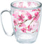Tervis Sakura Japanese Cherry Blossom Made in USA Double Walled Insulated Tumbler, 16 oz Mug No Lid, Classic - Unlidded