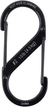 Nite Ize Size-2 S-Biner Dual Carabiner, Stainless-Steel, Black