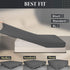 Stretch King Size Fitted Sheet Only - 4-Way Stretchy Jersey Knit, Cozy T-Shirt Soft, Wrinkle Free, Snug Fit & Stay in Place, No More Slipping Off for Mattress (Deep: 5"-13") - Dark Gray, King