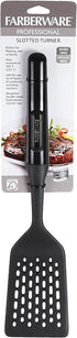 Farberware Professional Heat Resistant Nylon Slotted Turner-Safe for Non-Stick Cookware, Black