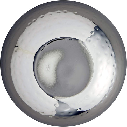 Elegance Hammered 6-Inch Stainless Steel Bowl, 6" x 6" x 3"