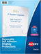 Avery Self-Adhesive Wall and Door Communication Display Protectors, 10 Clear Sleeves (74404)