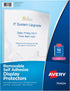 Avery Self-Adhesive Wall and Door Communication Display Protectors, 10 Clear Sleeves (74404)