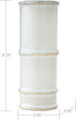 SKL Home Vern Yip Bamboo Lattice Vase, White