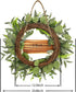 Pinkpum Welcome Sign for Front Door 20 Inch Eucalyptus Welcome Wreaths Outside Spring Front Porch Decor