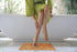 Bamboo Bath Mat Bathroom Rugs Floor Wood Shower Bathtub Waterproof Non Slip Accessories 16x24 Inch Easy to Clean, Natural, 1 pc