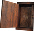Design by UnseenThailand Vintage Thai Teak Wood Box with Elephants 100% Handmade (Wooden Elephant)
