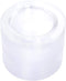 BUCLA 100Pieces Clear Plastic Plates -6.25inch Disposable Salad/Dessert Plates- Clear Premium Hard Plastic Appetizer Plates/Small Cake Plates for Weddings& Parties