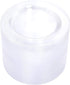 BUCLA 100Pieces Clear Plastic Plates -6.25inch Disposable Salad/Dessert Plates- Clear Premium Hard Plastic Appetizer Plates/Small Cake Plates for Weddings& Parties