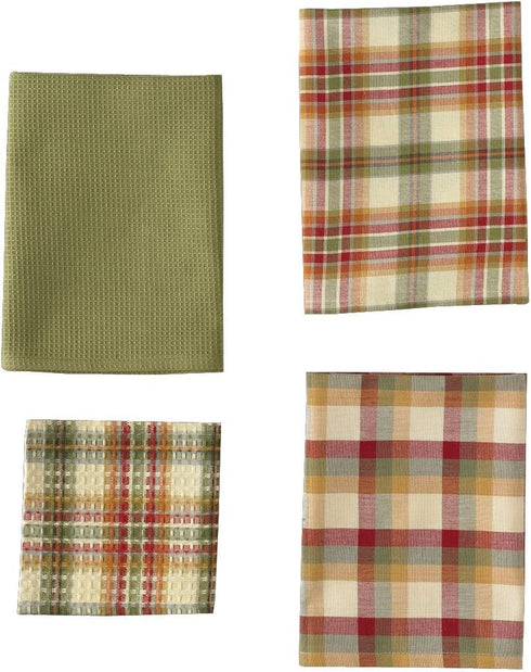 Park Designs Lemon Pepper Set 3 Dishtowel, 1 Dishcloth