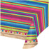 Creative Converting All Over Print Plastic Table Cover, 54 x 102", Serape | 3 Pack
