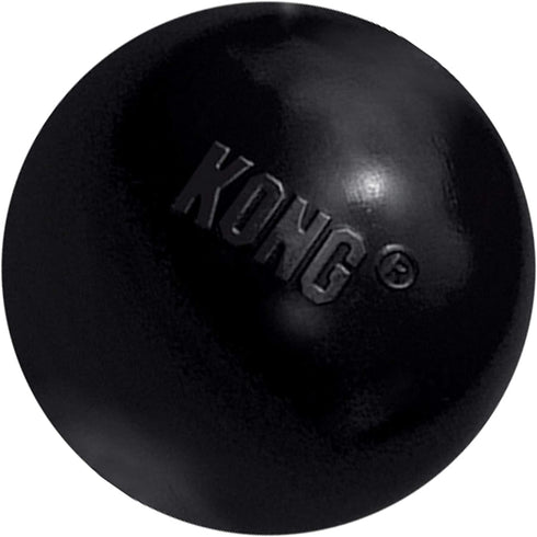 KONG - Extreme Ball - Durable Rubber Dog Toy for Power Chewers, Black - for Medium/Large Dogs