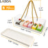 LASOA Mother's Day Clear Favor Box Treat Box Gable box with Cardboard, Pastry Cookies Candy Boxes for Birthday, Party Favor,Thanksgiving,Baby Shower,Wedding,10Pack, 9x3x3 Inches