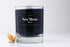 My Lumina New Moon Aromatherapy Candle w/ Moonstone Crystal Inside -Natural Stone Healing Energy, Stress Relief, Relaxing & Balance- Soy Wax Scented Candle Home - Gift for New Beginnings - Night Black