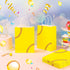 18 Pieces Softball Gift Bags Kraft Paper Bags Candy Bags Softball Party Treat Bags with Handles for Sport Softball Theme Birthday Baby Shower Favor Party Decorations