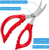 18 Pcs Seafood Tools Set including 8 Forks 4 Lobster Crackers Nut Cracker and 4 Lobster Crab Mallets 2 Seafood Scissors