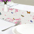 Japanese Sakura Cherry Blossom Table Runner 13x70 Inch Pink Floral Butterfly Table Runners Dresser Scarves for Kitchen Coffee Table Dresser Holiday Party Wedding Farmhouse Table Decor