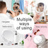 Handheld 20x Magnifying Mirror with Folding Handle, Portable Hand Mirror with Magnification for Makeup/Travel, Double Sided, Round, 6"