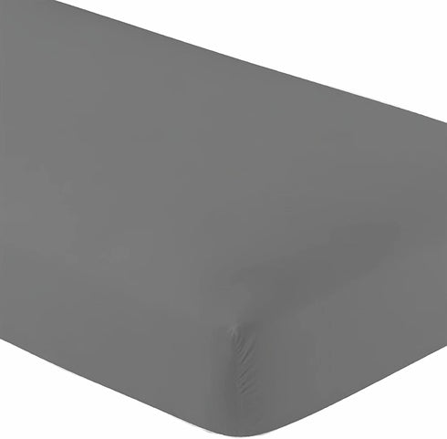 Micro Fiber 2 Twin XL Fitted Bed Sheets (2-Pack) Soft and Comfy - Twin Extra Long, 15" Deep Pocket, 39" x 80" Great for Dorm Room, Hospital and Split King Dual Adjustable Beds (Twin XL, Grey)