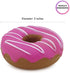 SRENTA 3" Rainbow Novelty Squishy Donut Stress Balls, Squeeze Stress Relief Donuts, Pack of 12