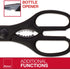 Ronco Poultry Shears, Stainless-Steel Kitchen Scissors, Full-Tang Handle, Dishwasher Safe Kitchen Shears, Cut Chicken, Turkey, Herbs and More